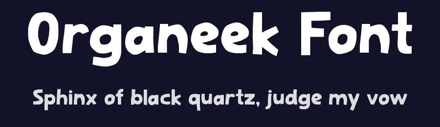 Organeek Font by Rautan Studio — Decorative Font — thumbnail 2