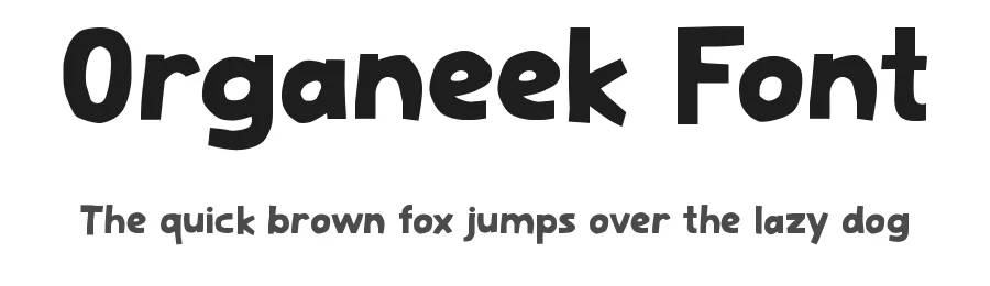 Organeek Font by Rautan Studio — Decorative Font