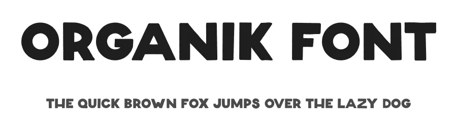 Organik Font by Ethan Schreiber — Sans Serif Font