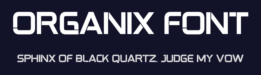 Organix Font by MasyafiStudio — Display Font — thumbnail 2