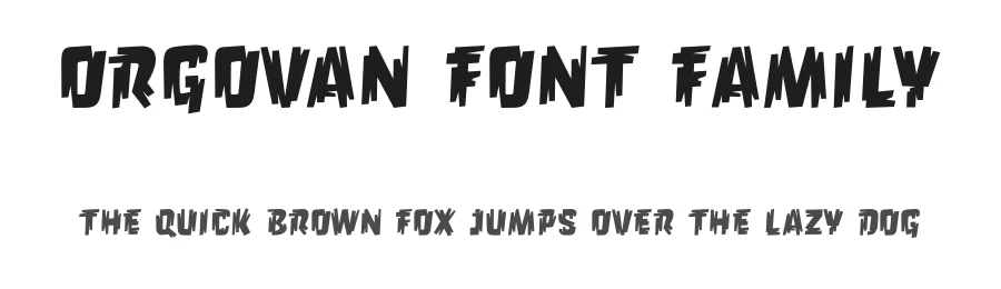 Orgovan Font Family by Suitcase Type Foundry — Script Handwritten Font