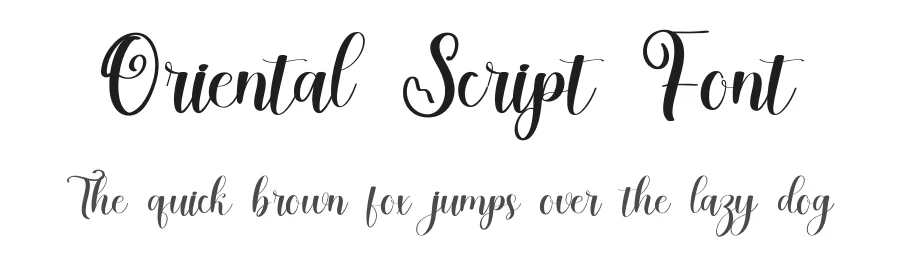 Oriental Script Font by inermediaSTUDIO — Script Handwritten Font