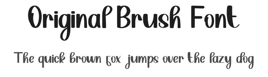 Original Brush Font by inermediaSTUDIO — Display Font