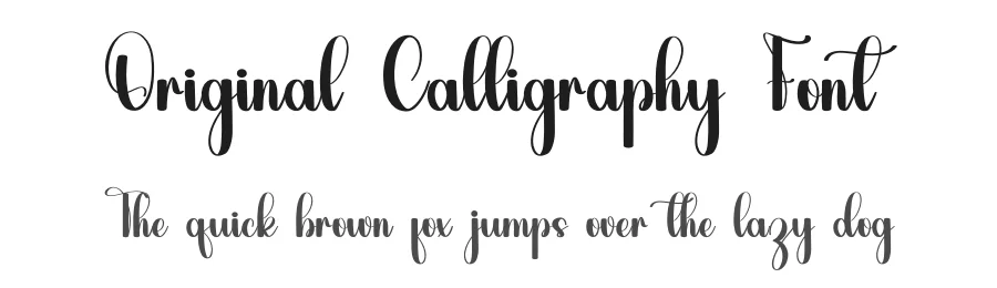Original Calligraphy Font by inermediaSTUDIO — Script Handwritten Font