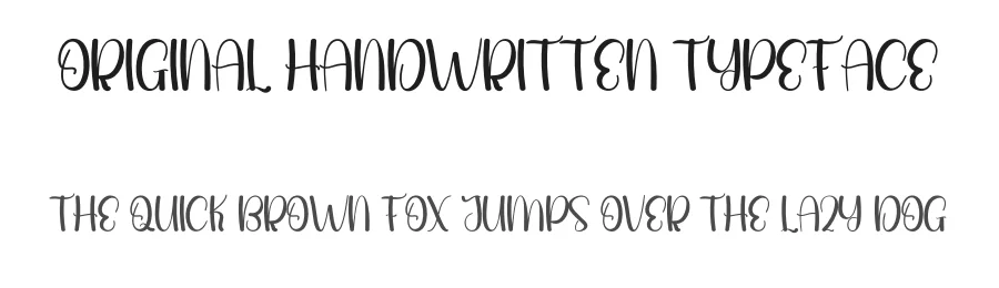Original Handwritten Typeface by inermediaSTUDIO — Display Font
