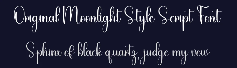 Original Moonlight Style Script Font by freshtypeink — Script Handwritten Font — thumbnail 2