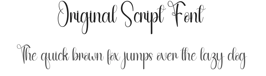 Original Script Font by andikastudio — Script Handwritten Font