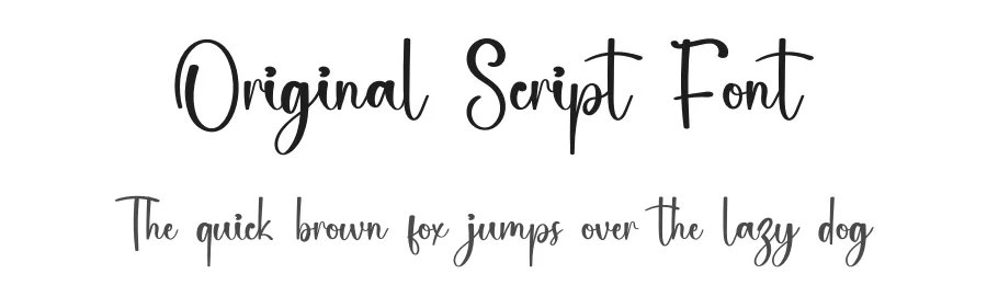 Original Script Font by inermediaSTUDIO — Script Handwritten Font
