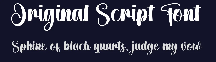 Original Script Font by creativeletter — Script Handwritten Font — thumbnail 2