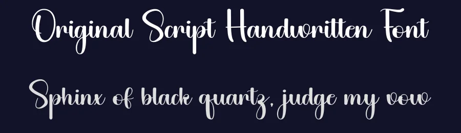 Original Script Handwritten Font by inermediaSTUDIO — Script Handwritten Font — thumbnail 2