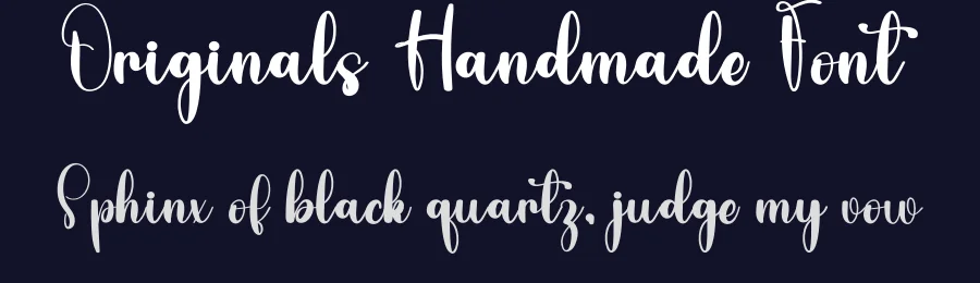 Originals Handmade Font by freshtypeink — Script Handwritten Font — thumbnail 2