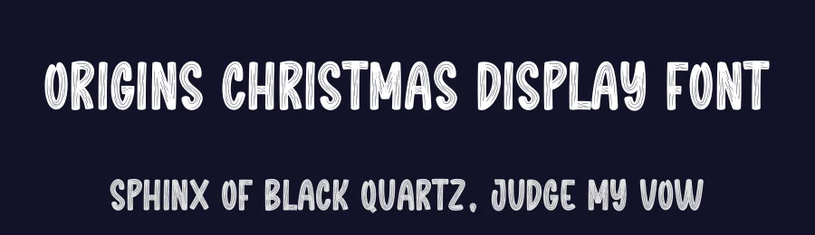 Origins Christmas Display Font by creativeletter — Script Handwritten Font — thumbnail 2