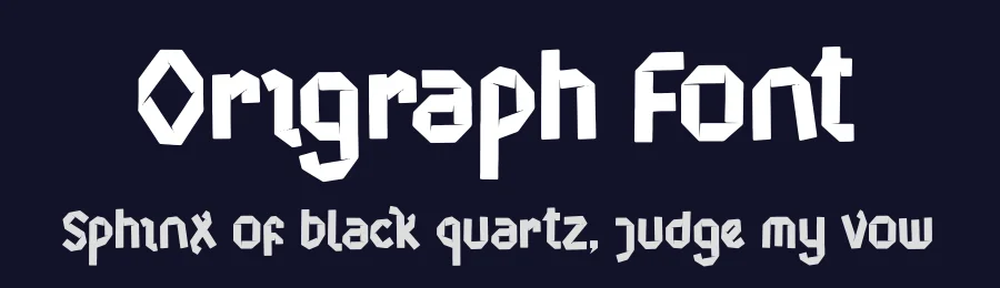 Origraph Font by Denustudios — Decorative Font — thumbnail 2