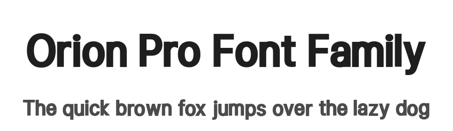 Orion Pro Font Family by Designova — Sans Serif Font