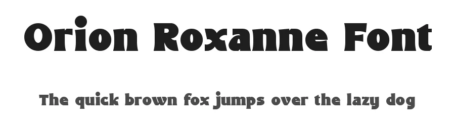 Orion Roxanne Font by CalligraphyFonts.net — Serif Font