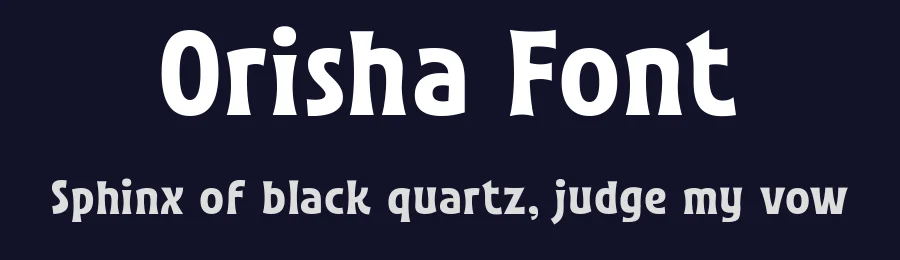 Orisha Font by genetypeco — Decorative Font — thumbnail 2