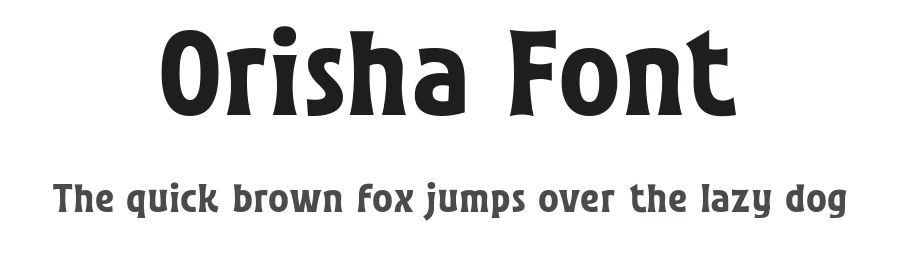 Orisha Font by genetypeco โ Decorative Font