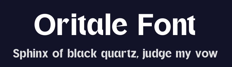 Oritale Font by timelesstype.co — Display Font — thumbnail 2