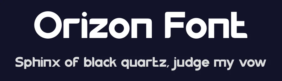 Orizon Font by MasyafiStudio — Display Font — thumbnail 2