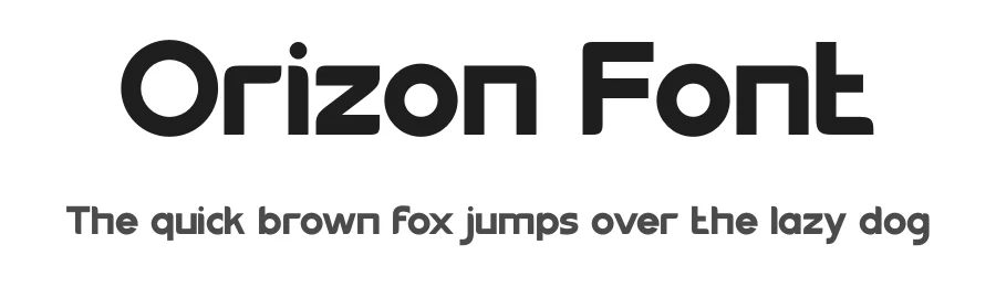 Orizon Font by MasyafiStudio — Display Font