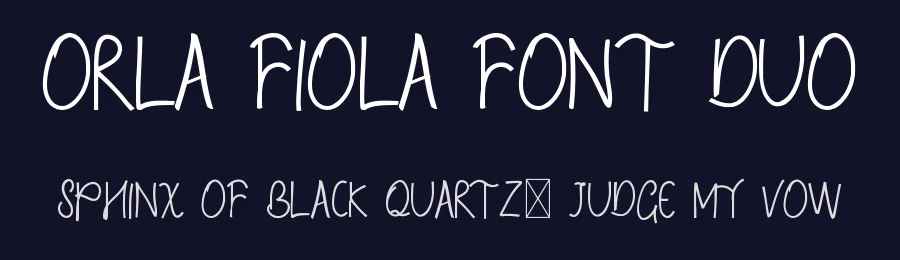 Orla Fiola Font Duo by edricstudio — Script Handwritten Font — thumbnail 2