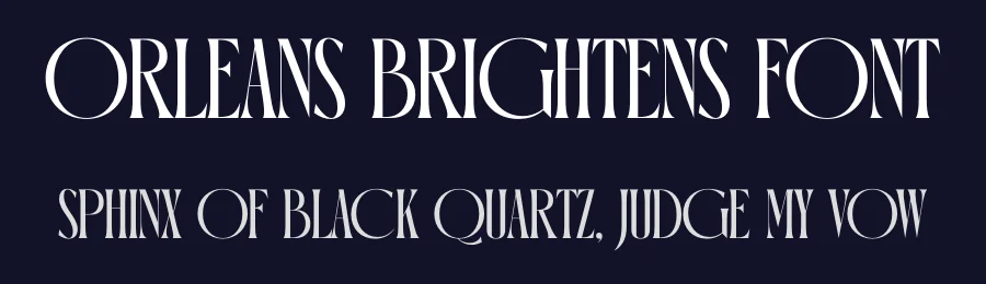Orleans Brightens Font by timelesstype.co — Serif Font — thumbnail 2