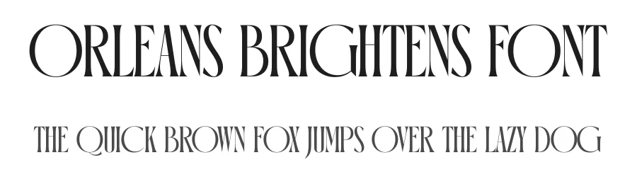 Orleans Brightens Font by timelesstype.co — Serif Font