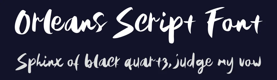 Orleans Script Font by vaiminit — Script Handwritten Font — thumbnail 2