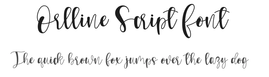 Orlline Script Font by andikastudio — Script Handwritten Font