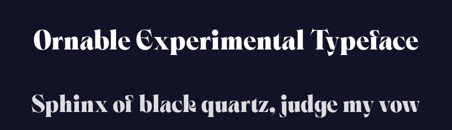 Ornable Experimental Typeface by Casloop Studio — Decorative Font — thumbnail 2