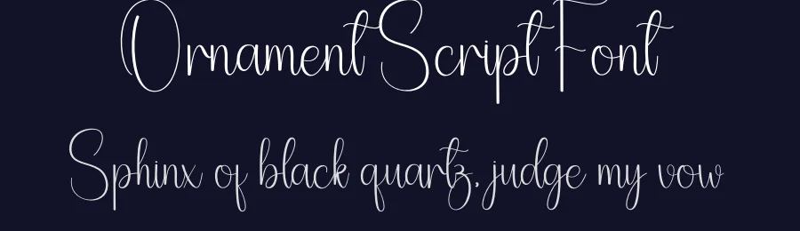 Ornament Script Font by andikastudio — Script Handwritten Font — thumbnail 2