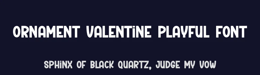 Ornament Valentine Playful Font by creativeletter — Display Font — thumbnail 2