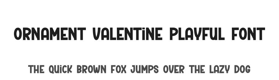 Ornament Valentine Playful Font by creativeletter — Display Font