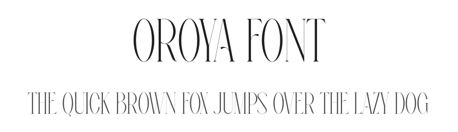 Oroya Font by vpcreativeshop — Serif Font