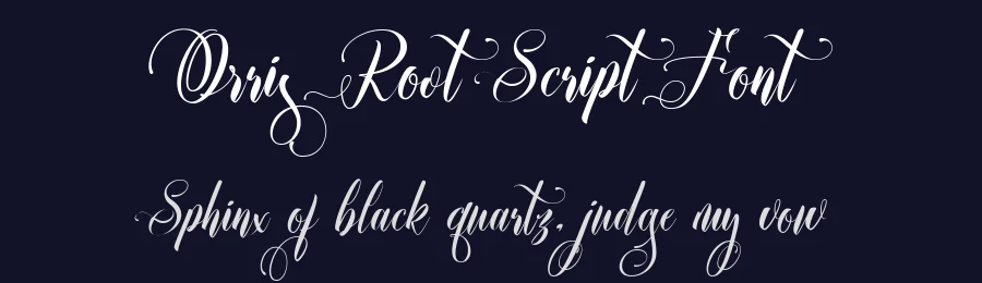 Orris Root Script Font by individuel — Script Handwritten Font — thumbnail 2