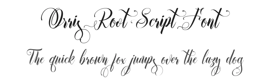 Orris Root Script Font by individuel — Script Handwritten Font