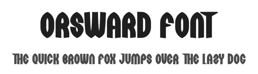 Orsward Font by noahtype — Decorative Font
