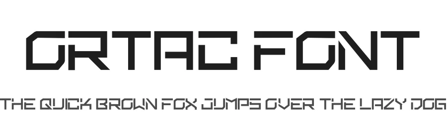 Ortac Font by hayoyuka8 — Display Font