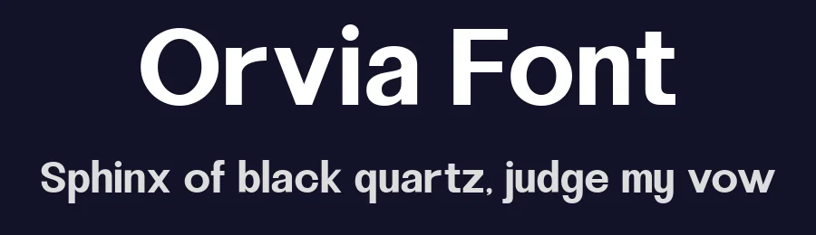 Orvia Font by Say Studio — Display Font — thumbnail 2