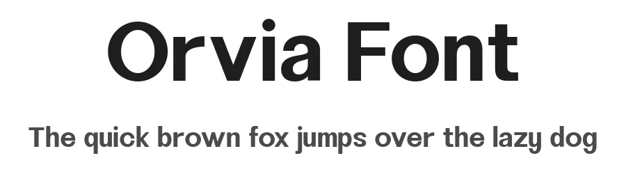 Orvia Font by Say Studio — Display Font