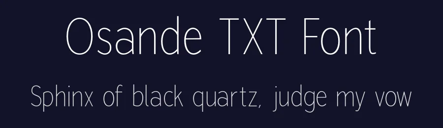 Osande TXT Font by XdCreative — Sans Serif Font — thumbnail 2