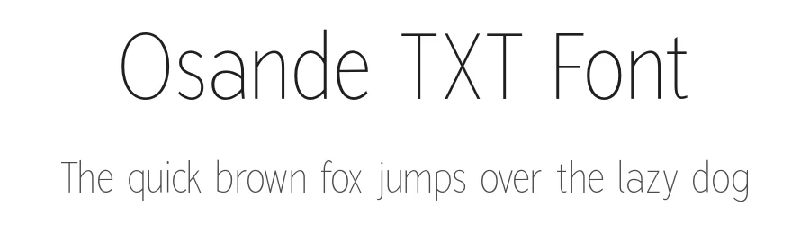 Osande TXT Font by XdCreative — Sans Serif Font