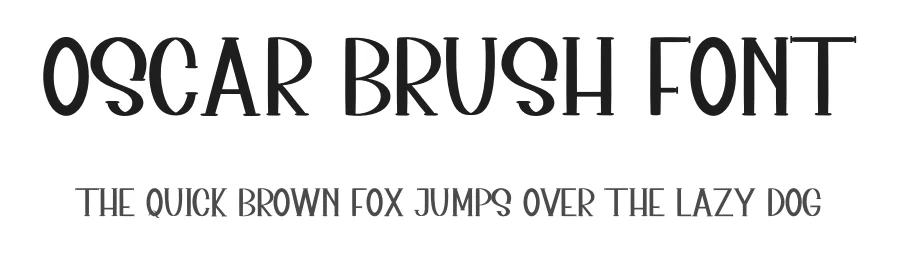 Oscar Brush Font by inermediaSTUDIO — Display Font