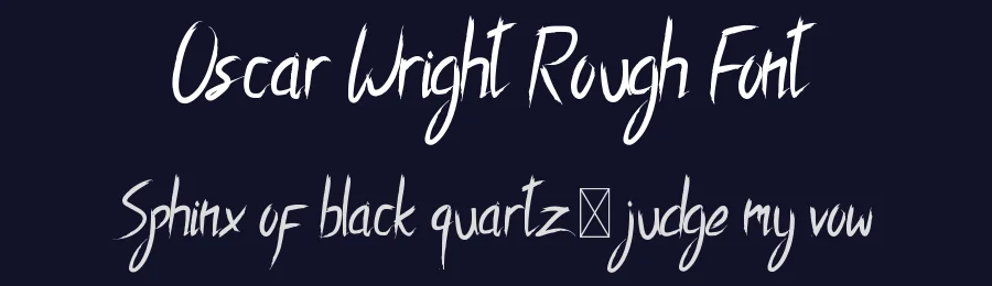 Oscar Wright Rough Font by edricstudio — Script Handwritten Font — thumbnail 2