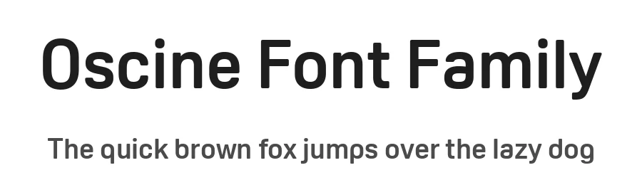 Oscine Font Family by daltonmaag β Sans Serif Font