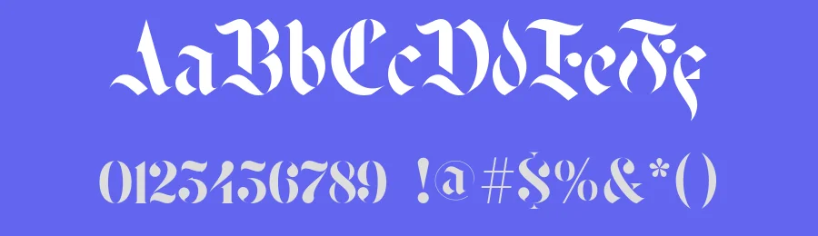 Osgard Font by Anthony James — Display Font — thumbnail 3