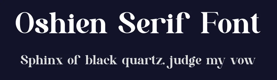 Oshien Serif Font by ErmediaStudio — Serif Font — thumbnail 2