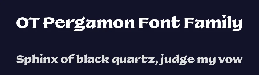 OT Pergamon Font Family by Pangram Pangram — Display Font — thumbnail 2