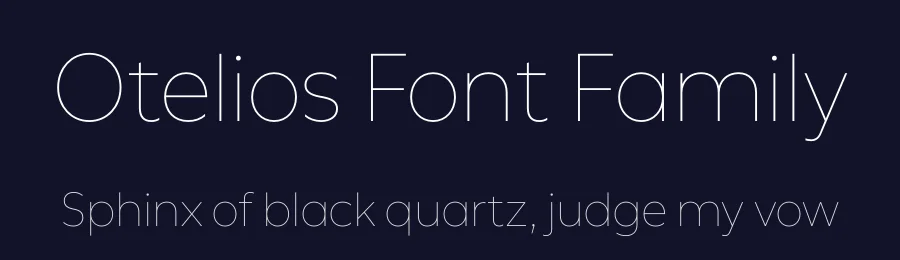 Otelios Font Family by Rafał Buchner — Sans Serif Font — thumbnail 2