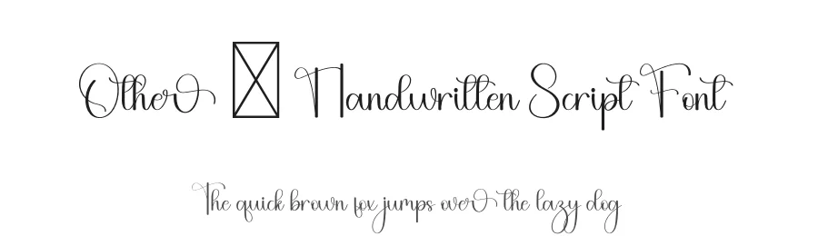 Other – Handwritten Script Font by freshtypeink — Script Handwritten Font
